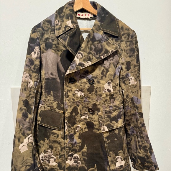 Marni FW18 runway Woodstock Double Breasted Short Coat - Picture 2 of 7